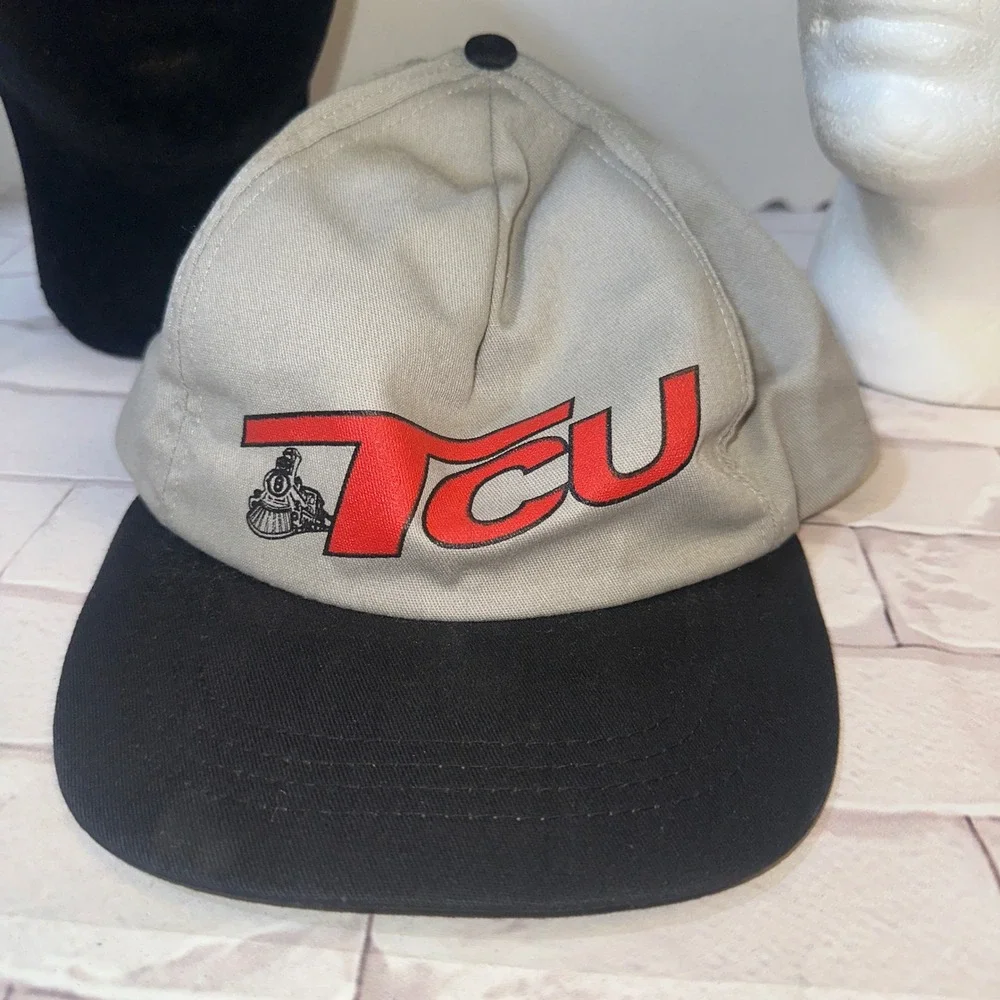 Vintage Hat Lot 3pc Southern Railway French Lick TCU Train‎ Snapback USA